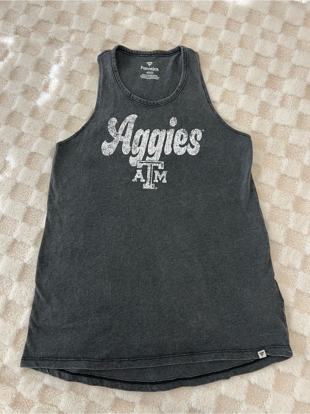 Fanatics Aggies "A&M" Graphic Tank Top